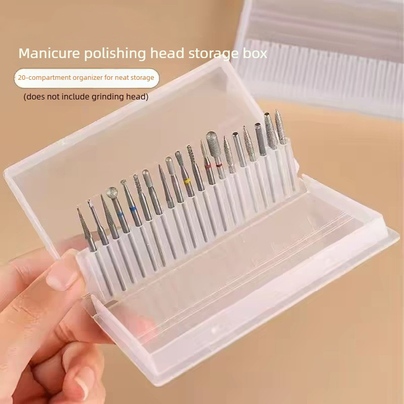 1/2/3PCS 20 Slots Clear Nail D - огляд і ціна Nail Art Rame