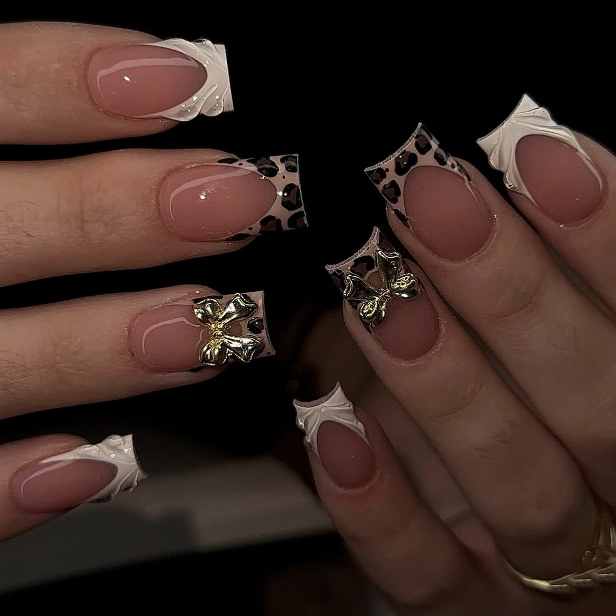 Short square fake nails for wo - огляд і ціна Nail Art Press On
