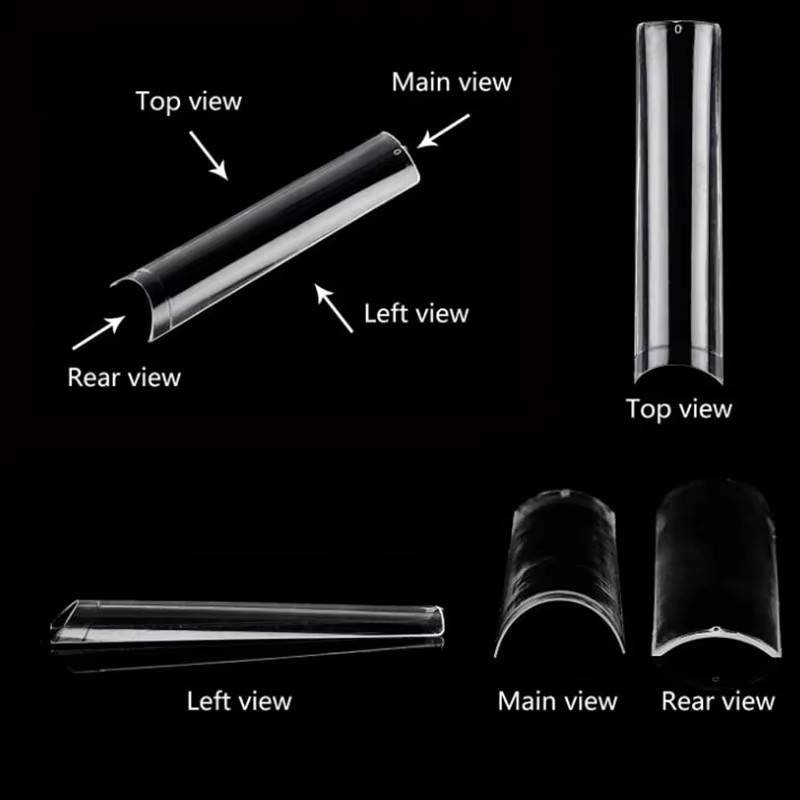 500 XXL C-Curve-Free Nail Tips - огляд і ціна Nail Art Xxl
