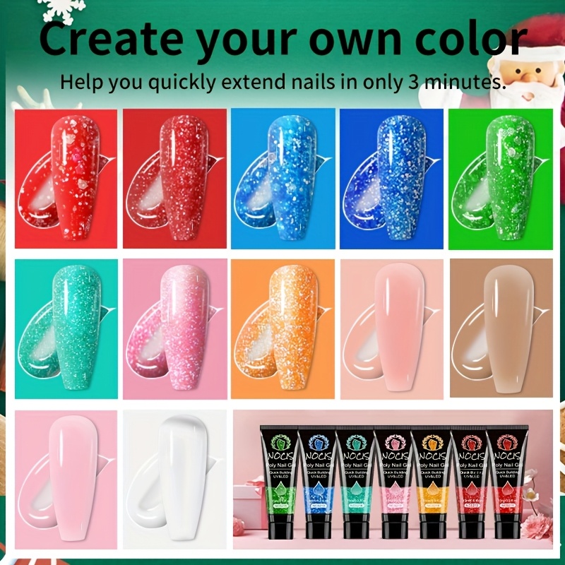 NOCIS Poly Nail Extension Gel  - огляд і ціна Polygel Nail Kit